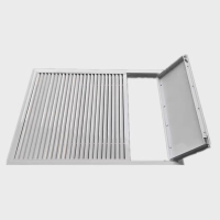 Hittery 百叶窗 墙洞尺寸580*1340mm 铝合金材质 外包边单边2.5公分包边 定制 (单位:个)货期5天