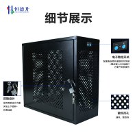 恒德升 电脑主机安全保密机箱 PC台式机 带锁防盗机箱 禁用USB数据保护箱HDS-A302S-X005