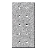 美瑞欧 天然石材水沟盖板 300×500×50 芝麻灰 10个圆孔 花岗岩 定制 10块/组(单位:组)货期6天