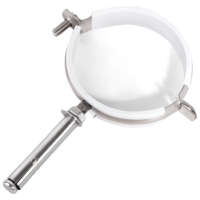 美瑞欧 拉爆管码 (单边扣)110mm管[M8*70拉爆 开10厘孔]不锈钢 抱箍吊码管夹扣pvc管卡(单位:个)