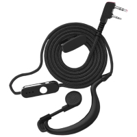 美瑞欧 对讲机耳机 K头 线长1米左右 通用 2条/组(单位:组)