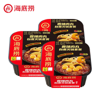海底捞自热火锅方便速食加班懒人食品 香辣肉丸272克*3盒