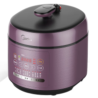 美的(Midea)电压力锅6L 紫色SS6042P 双胆高压锅 智能预约