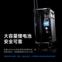音响 漫步者(EDIFIER)D3-8s 8英寸专业广场舞音响 蓝牙拉杆音箱 户外音响 标配无线麦克风