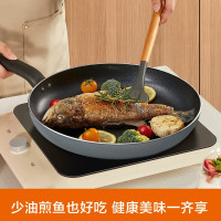 苏泊尔(SUPOR)平底锅不粘锅家用煎锅轻烟少油炒菜锅早餐煎蛋煎饼锅电磁炉燃气用 30cm-EJ30HAN01
