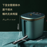 凯诗捷(KASJ)杀菌泡脚桶过膝高深全自动按摩恒温加热Z202绿色