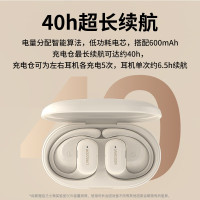 兰士顿TS19开放式运动耳机耳挂式米色