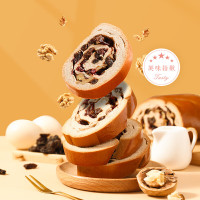 雅觅大列巴果仁夹心面包含膳食纤维 黑麦俄罗斯风味大列巴500g*1根