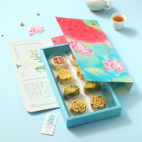 雅觅风花雪月四季伴手礼糕点礼盒 寻味清欢310g豆糕什锦礼盒
