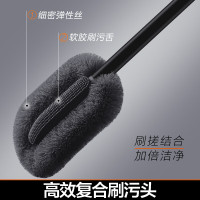 大卫挂壁落地式马桶刷家用洗厕所卫生间长柄刷污马桶刷H7