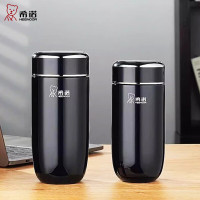 希诺(HEENOOR)316不锈钢真空保温鹅蛋杯男款商务轻奢车载大容量泡茶杯 400ML紫罗兰-XN3306