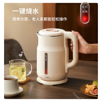 HYUNDAI韩国热水壶 家用烧水壶双层防烫保温304不锈钢保温功能大容量恒温电热水壶 1.7L DC-1701B