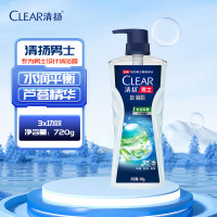 清扬 沐浴露 男士平衡控油水润平衡720g 清洁保湿 水润控油