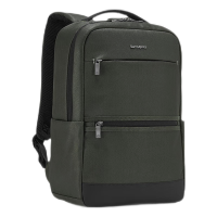 新秀丽 男士简约商务双肩包通勤出差电脑包简约潮流背包大容量学生 NU4 墨绿色 19L