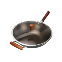 百斯克BSK-GC250106匠心铸铁炒锅32cm(单位:个)