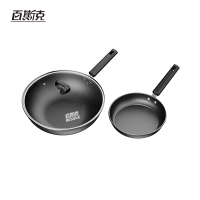 百斯克BSK-GT250408福运满满两件套炒锅30cm+煎锅26cm(单位:套)