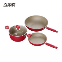 百斯克BSK-GT250506钛有味聚福三件套炒锅30cm+汤锅22cm+煎锅22cm(单位:套)