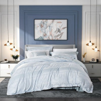 富安娜(fuanna)伊赛贝尔素提四件套 被套203*229cm床单230*250cm枕套74*48cm(单位:套)