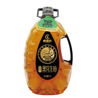 醇油坊黑花生油富硒花生古法物理压榨5L装实惠装(pet)