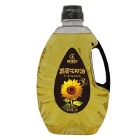 醇油坊醇油坊黑葵花油物理压榨一级植物油桶装1.8L*1炒菜香家用