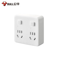 公牛 86型转换4位分控GN-93223(S)吸塑装插头/插座/转换插座/电源转换器一转四转换插头