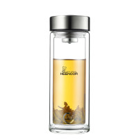 希诺双层玻璃杯360ml