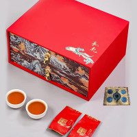 素言茶坊~和礼红茶正山小种250克钧瓷拉丝釉一壶四杯
