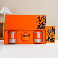 素言茶坊~纳福迎客大红袍80g金骏眉120g