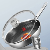 康巴赫红点感温蜂窝煎锅-套装26cm (带盖) KGW-J26W