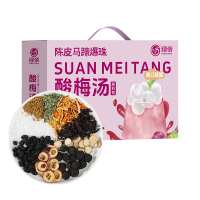 绿帝陈皮马蹄爆珠酸梅汤原料包455g*1盒