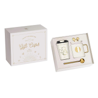 格沵GERM格米笔下生花闪耀礼盒500ml闪耀杯*1、笔下·繁华系列钢笔礼盒*1白色