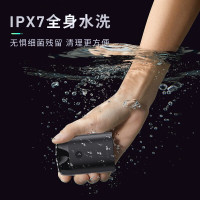 超人剃须刀 电动双头刮胡刀 迷你旅行 便携式胡须刀 男朋友生日礼物RS218 暗夜黑便携2系[全身水洗]