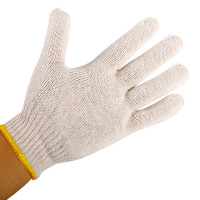 汉盾 HD-600G涤棉 10针本白600g涤棉纱线手套 12副/打