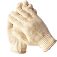 汉盾HD-650G涤棉加丝 10针本白650g涤棉加丝纱线手套 12副/打 手套