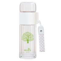 富光拾喜 玻璃杯 BEST06-3005拾喜清枫泡茶师·抗菌系列 248ml白色