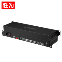 胜为BGDJ1601数字电话光端机 PCM语音收发器光电转换器16路电话+1路网络FC接口一对