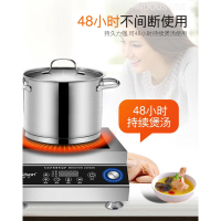 史蒂芬台式5000W平面电灶 大功率多功能家用节能电磁炉猛火灶 按键+旋钮 双控开关 SDF-DCL5000W-PM