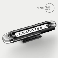 途马(TOURMAX)三合一多功能停车牌破窗割安全带临时停车牌滚轮旋转隐私保护 黑色 G3临时停车牌