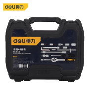 得力DELIDL1046工具套装6.3mm系列套筒组套 套 1套(单位:套)