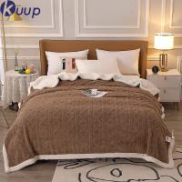 啄木鸟(PLOVER)ZMN-RT004毛毯塔棉绒加厚 180*200CM茶褐色 1条(单位:条)