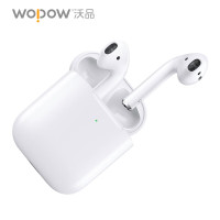 沃品(WOPOW) AirBass 长续航耳机220mAh 无线蓝牙耳机 白色 (单位:副)