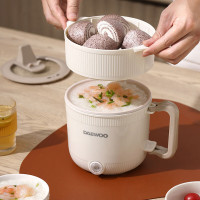 大宇(DAEWOO)多功能小型蒸煮电火锅宿舍学生煮面电煮锅 1L DYZG-1056A(单位:个)