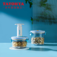 多样屋(TAYOHYA) TA11-0027BP TAYOHYA皓天圆形真空保鲜盒2件套 (单位:套)