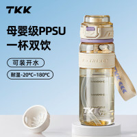 TKK TKK-1019塑料杯大容量 600ml黑色 1个(单位:个)