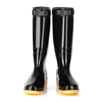 卡芙润(KAFURUN) KFM009 PVC高筒雨鞋 均码(计价单位:双)黑色