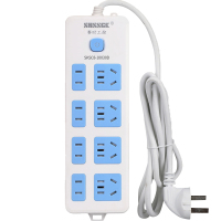 赛时工控(SHSSGK) SKSC8-10030D 四位5孔 四位2孔 移动式排插 (计价单位:个) 蓝白