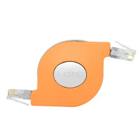 酷比客(L-CUBIC) LCCPLA-MS25OR 2.5m 伸缩网线 2.50 米/根 (计价单位:根) 橘色