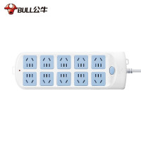 公牛(BULL) GN-605 3米 10插位 接线板 (计价单位:个) 白色