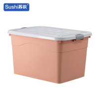 苏识 78 *58* 47cm-北欧红 6轮 塑料收纳箱 (计价单位:个) 北欧红