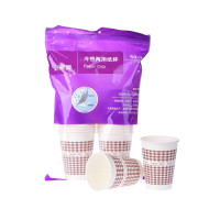 史泰博 CUP1000 270ml 格子图案 一次性纸杯 50.00 个/包 (计价单位:包) 白色